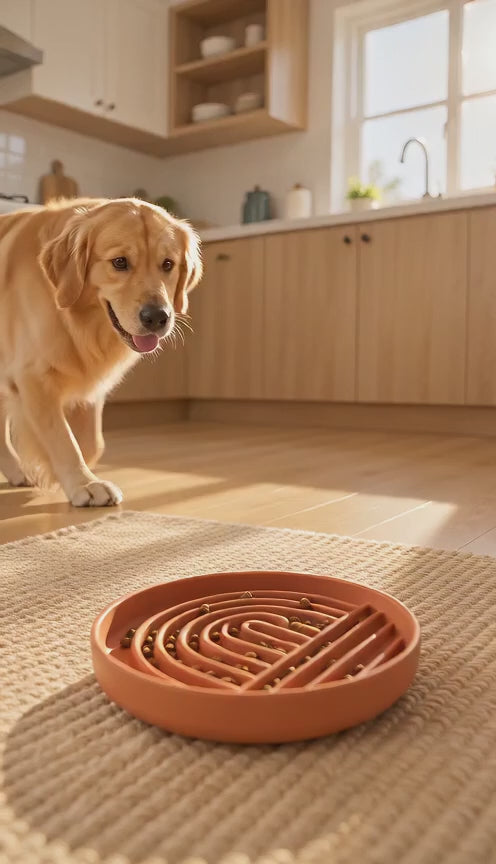 Slow Feeder & Licking Enrichment Dog Bowl